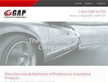 Tablet Screenshot of gapauto.com